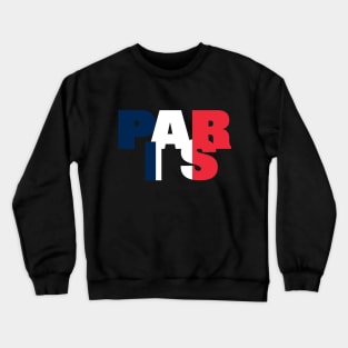 Paris Tricolor Crewneck Sweatshirt